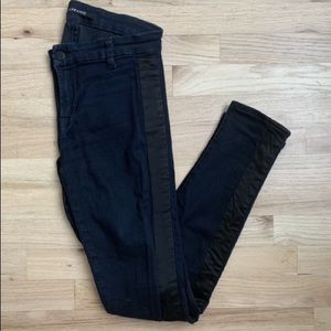 J Brand Tuxedo Stripe Skinny Jean